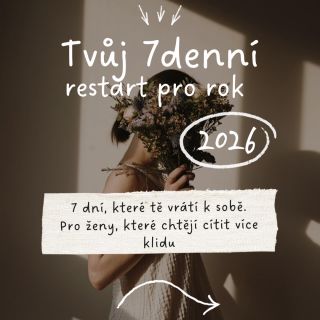 Který den restartu si dopřeješ jako první? 👇🏻 Možná, že byly tvoje poslední měsíce hlasité. Plné očekávání, tlaku a...